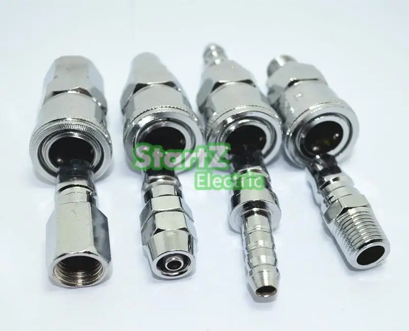 

8pcs 1/4" Pneumatic Air Compressor Hose Quick Coupler Plug Socket Connector Set
