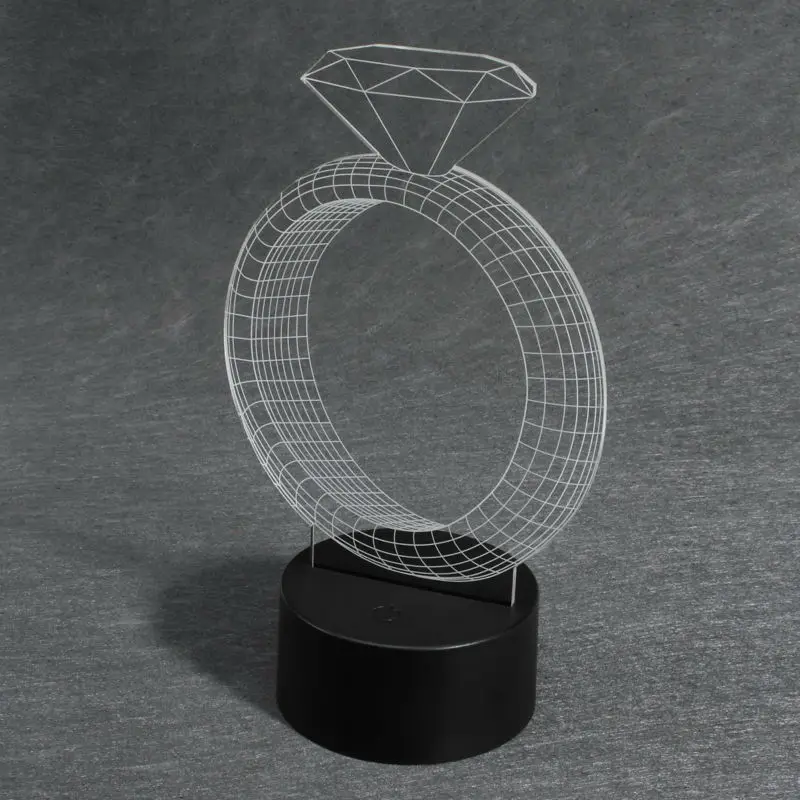 Diamond 3D lamp led (1)