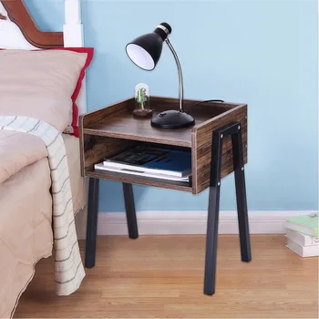 

Living Room End Table Creative Tea Table Vintage Nightstand Coffee Table Creative Furniture End Table Multifunctional