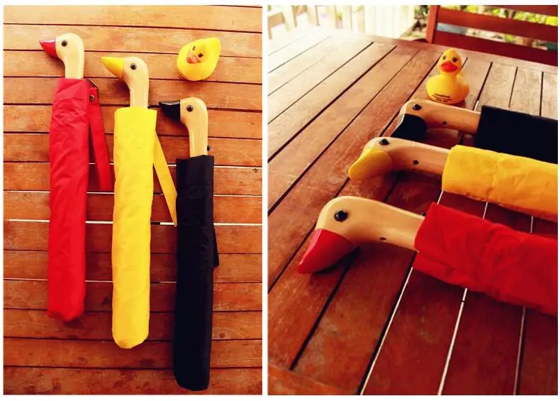 

Fashion Duck Mouth Handle Craft Umbrella Rain and Parasol High Quality Umbrella Women Men Windproof Umbrella Folding Paraguas