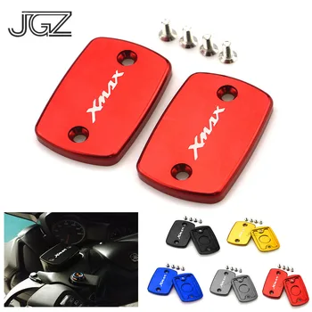 

Pair for Yamaha Xmax 300 2017 2018 Motorcycle Accessories CNC Aluminum Front Brake Master Cylinder Reservoir Tank Oil Cover Cap