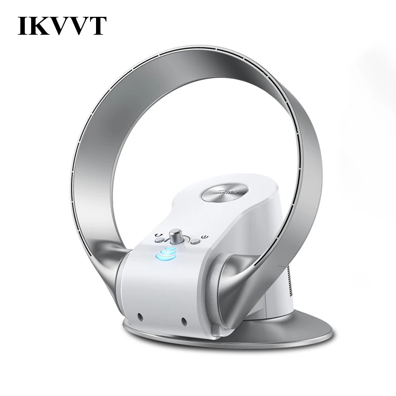 Sraintech Table Electric Bladeless Fan With Remote Control Cooling Quiet & Comfort No Blade Air Natural Wind | Бытовая техника