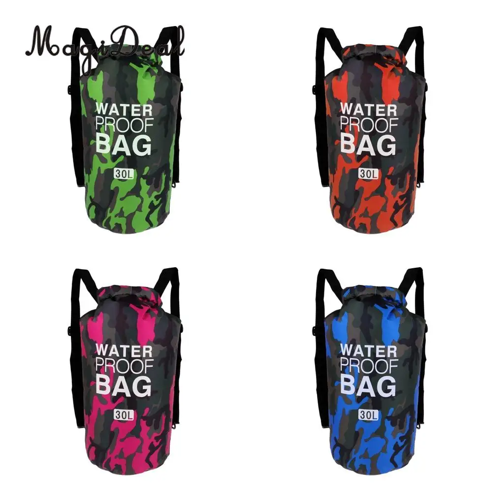 30L Waterproof Dry Bag Backpack Rucksack Kayak Boat Floating for Surf Fishing Camping Hiking Climbing Cycling Snorkeling Diving