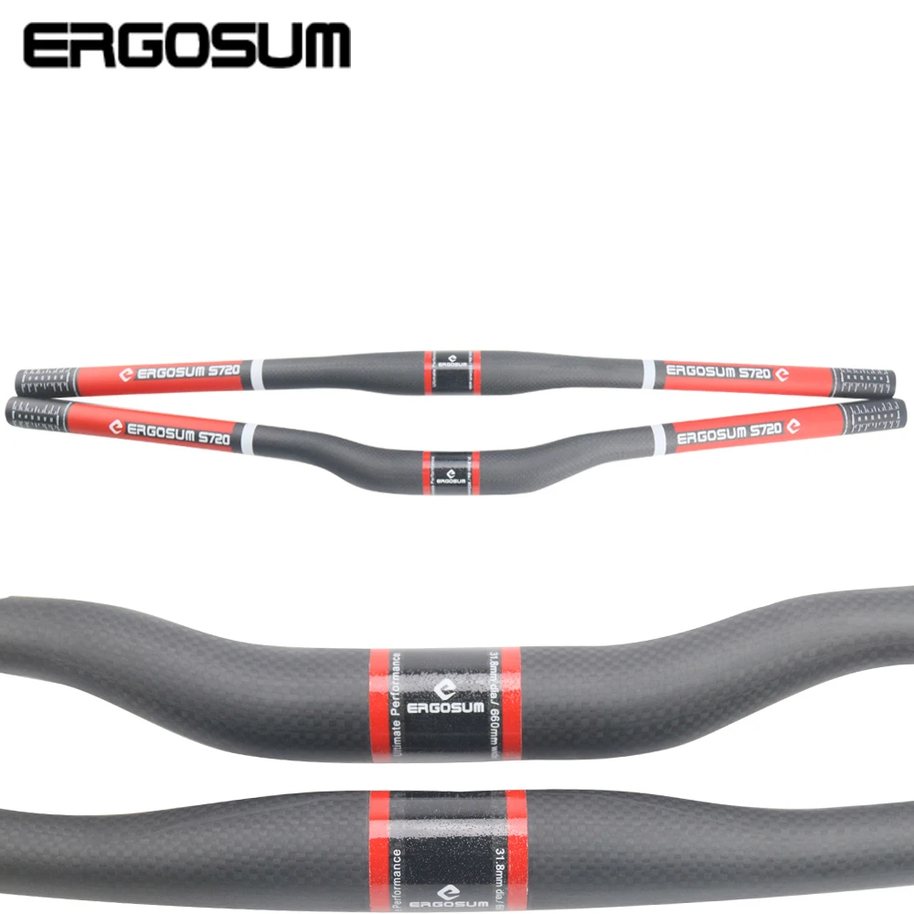 ERGOSUM S720 Bicycle Handlebars Carbon Handlebar M...