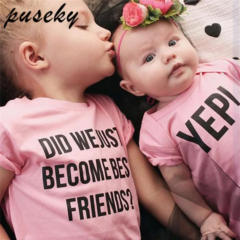 Cute Newborn Baby Girls Clothes Big Little Girls Family ...