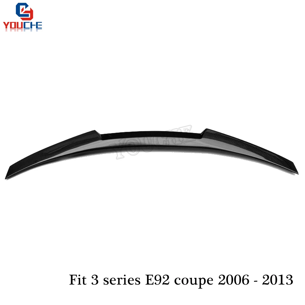 Для 2006 2012 BMW 3 серия E92 (2 купе) из натурального углеродного волокна задний багажник