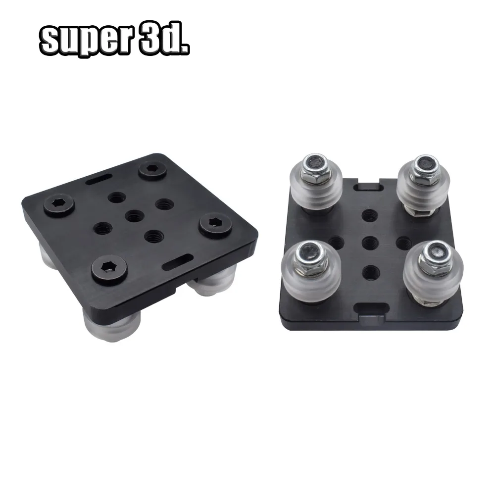 1 مجموعة 3D طابعة جزء Openbuilds V العملاقة بلات مجموعة خاصة الشريحة لوحة ل 2040 مواد ألومنيوم V-فتحة البسيطة خمسة الروليت