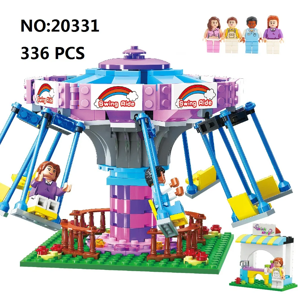 

City Friend Princess Heartlake Park Street Town house Ferris Wheel Beachside Vacation Building Blocks Compatible with legoingly
