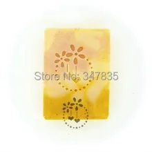 Цветок часы шаблон Мини diy мыло штамп печать с ручкой 33*40 мм(na041