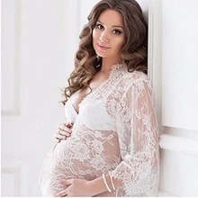 Одежда для кормящих мам реквизит для фотосъемки женское Макси платье Цветочная длинная одежда для беременных женщин