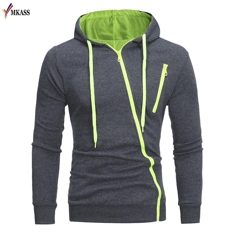 2018 Brand Hoodie Men Streetwear Sweatshirt Side Oblique Pull Sweatshirt Men Moletom Masculino Hoodies Slim Tracksuit Size 3XL