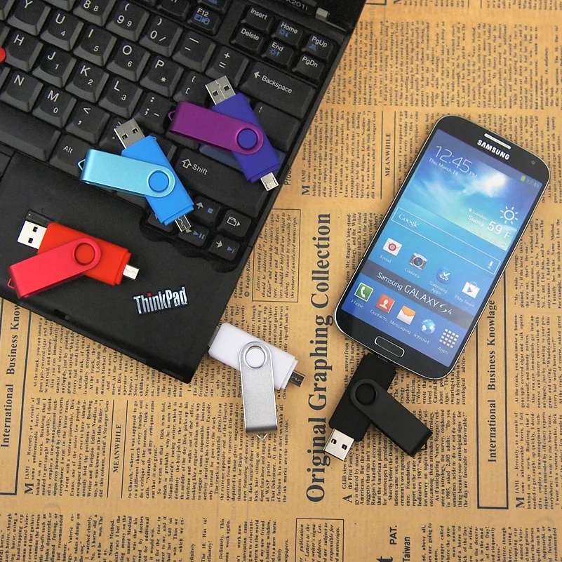 Металлический флеш-накопитель Memorias USB Creativas с логотипом на заказ, флеш-накопитель Usb 4 ГБ 8 ГБ 16 ГБ 32 ГБ OTG USB 2,0, флешка для телефона