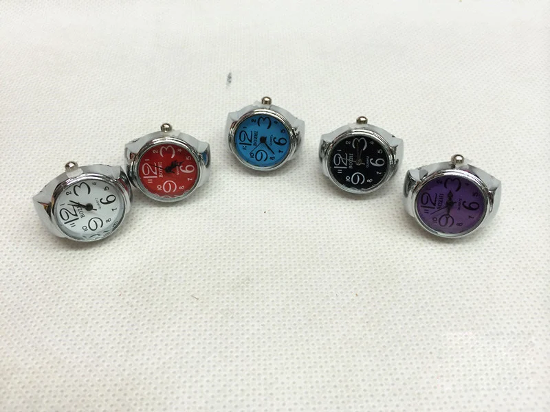 2018 Anel New Party Promotion Unisex Rings Anillos Jewelry For Creative Electronic Adjustable Working Clock Watch Charm Ring