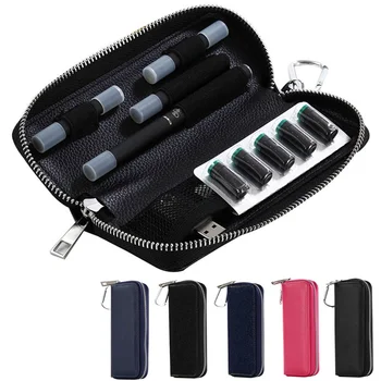 

New Style PU Case For Ploom Tech Leather Zipper Bag Cigarette Protect Cover Full Storage E-Cigarette Carrying Case