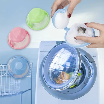 

Washing Machine Hair Suction Hair Remover Stick Bag Cleaning Clothes Washing Ball Filter Protection