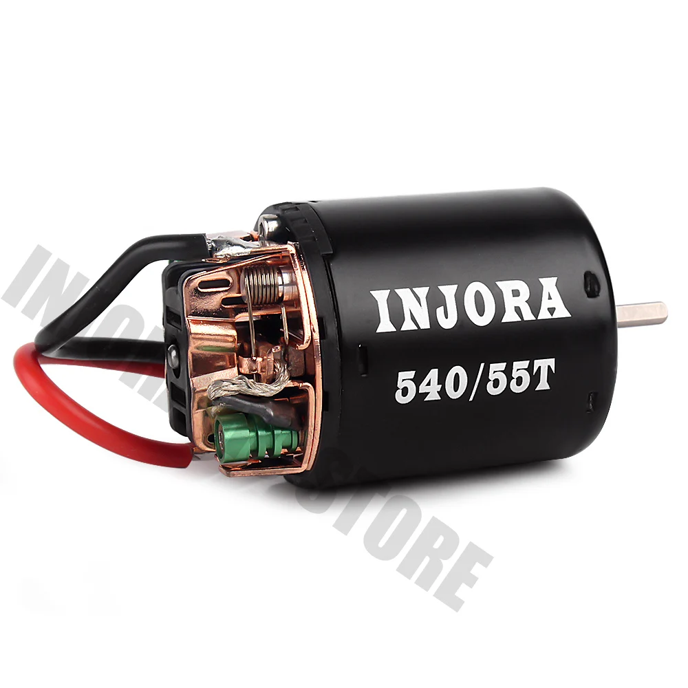 

INJORA 1PCS 35T 45T 55T 540 Brushed Motor for 1/10 RC Rock Crawler Axial SCX10 90046 Tamiya CC01 D90 Traxxas TRX-4