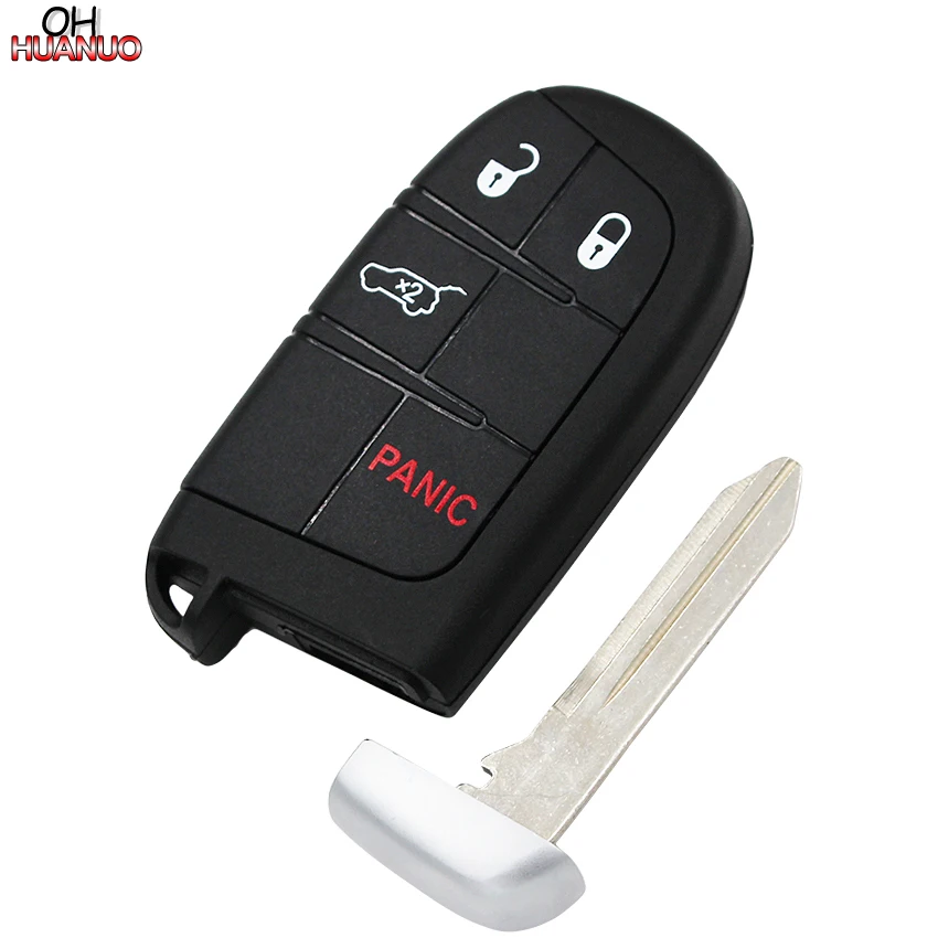 3+ 1 кнопки смарт-замок без ключей дистанционного ключа чехол для Chrysler Dodge Journey 2011- 4 кнопки+ смарт-ключ оболочки Fob