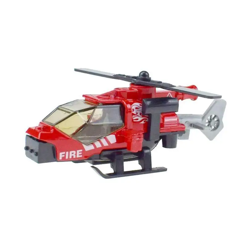 12pcs/lot Boys Mini Cars Aircraft Model Toys Children Alloy Armored Vehicles Helicopter Model Collection Set Kids Small Airplane