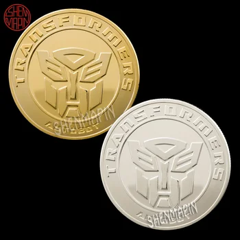 

Deformed Robot Autobot Commemorative Coin Decepticon Avenger Animation Movie Coins Collectibles Cartoon Art Birthday Gifts