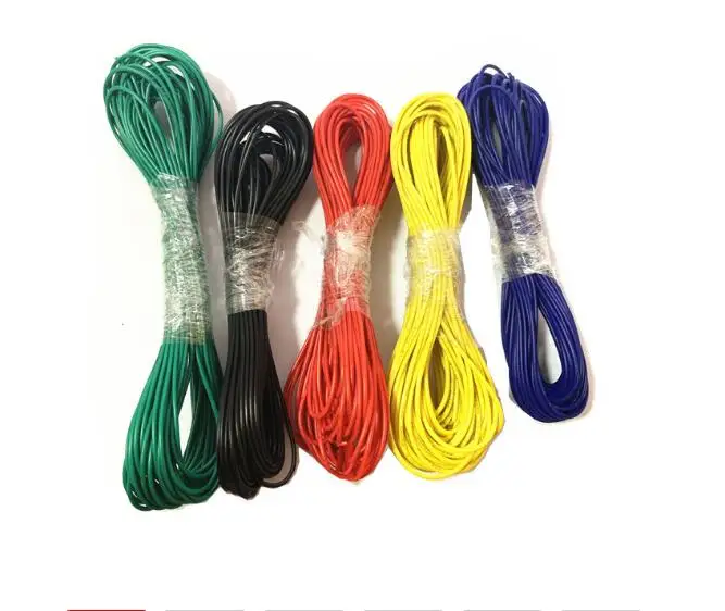 

30AWG 50m Flexible Silicone Wire Cable 5 color Mix box 1 package Electrical Wire Line Copper DIY