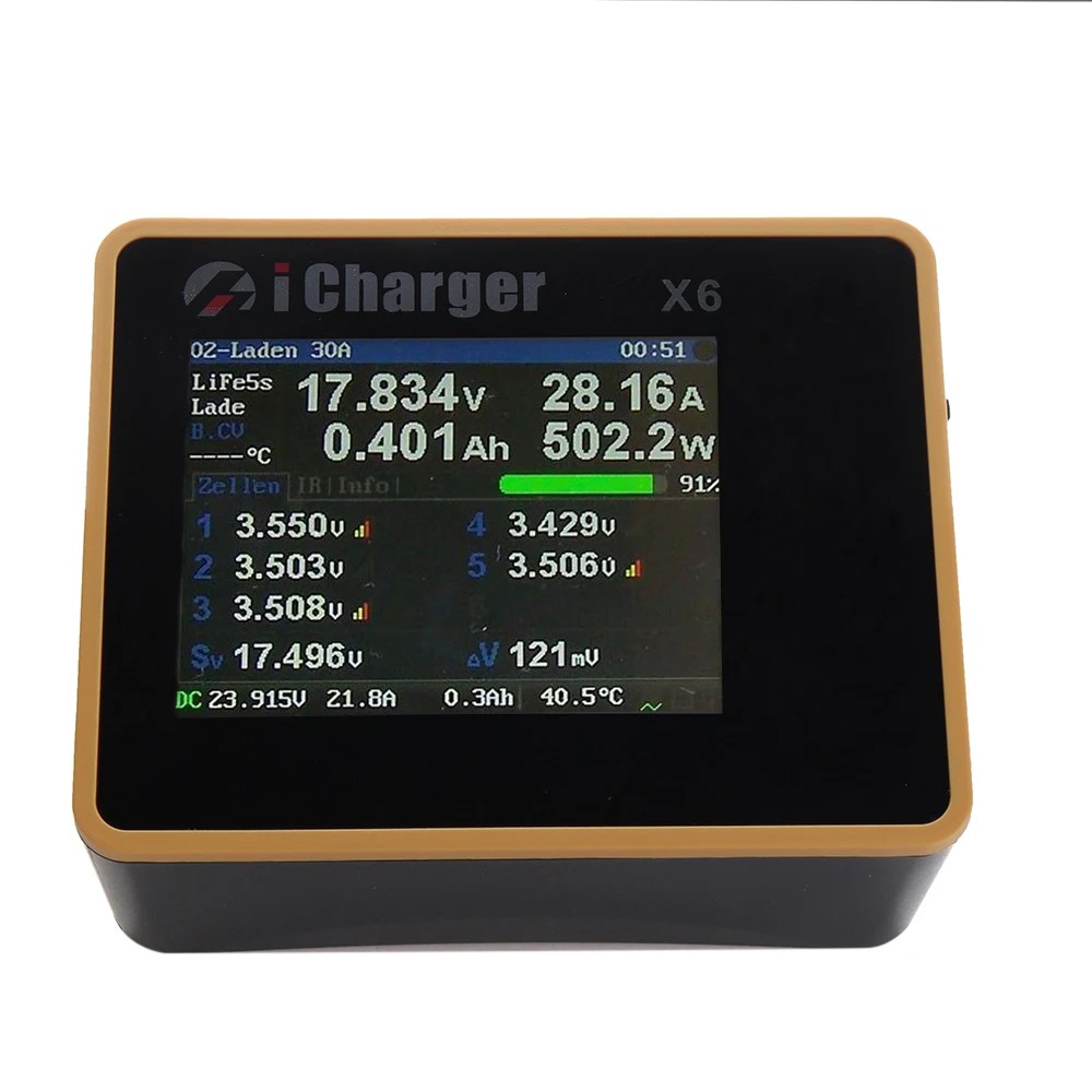 Зарядное устройство i Charger X6 800W 30A DC с ЖК экраном умное зарядное устройство|Детали