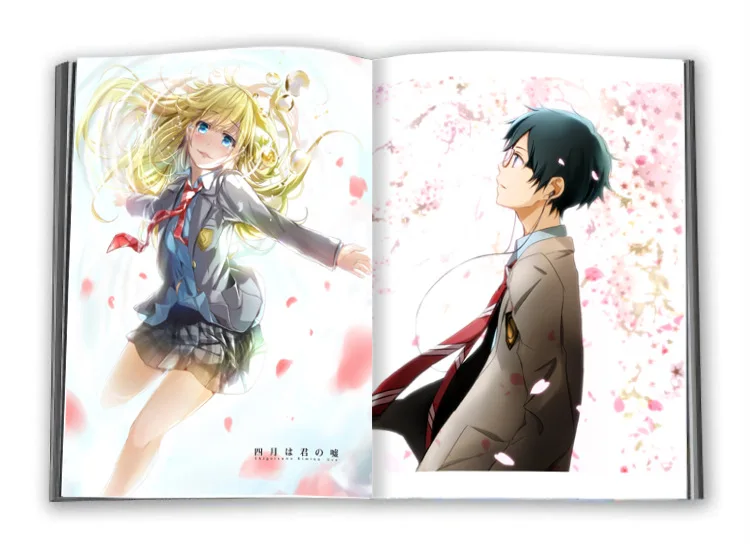 Your Lie in April коллекция красочная художественная книга Ограниченная серия Коллекционное издание фотоальбом картины аниме фотоальбом