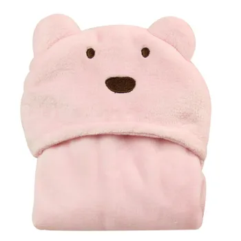

High Quality! Flannel Baby Blanket Newborn Faux Fur Super Soft Cartoon Blankets 98X76cm For Beds Thick Warm Kids Fleece Throw