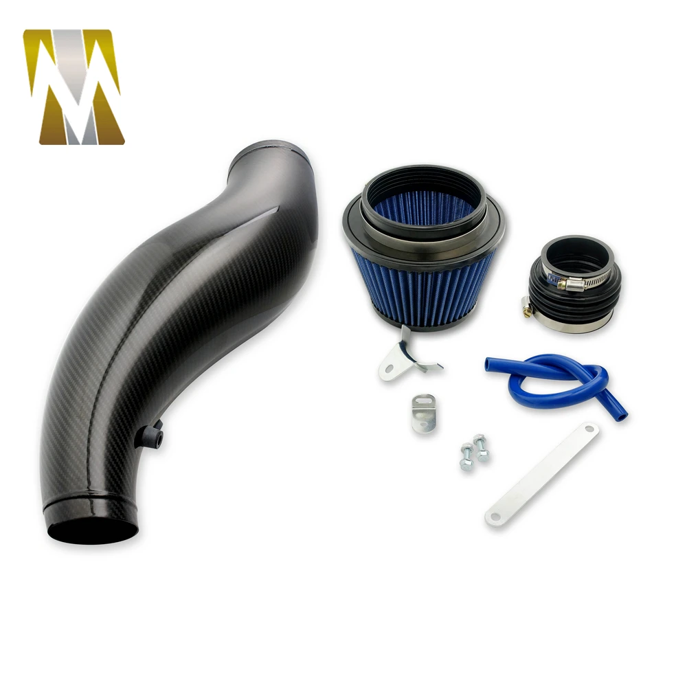 carbon fiber air intake pipe for honda civic 1992-2000 EK EG with air filter intake pipe (4)