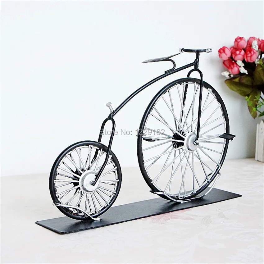 Fashion Vintage Bicycle Home Decor Wedding Gift Children S Creative Fashion Vintage Bicycle Home Decor Wedding Gift Children S Creative Z Handmade Metal Retro Model In Figurines Miniatures From
