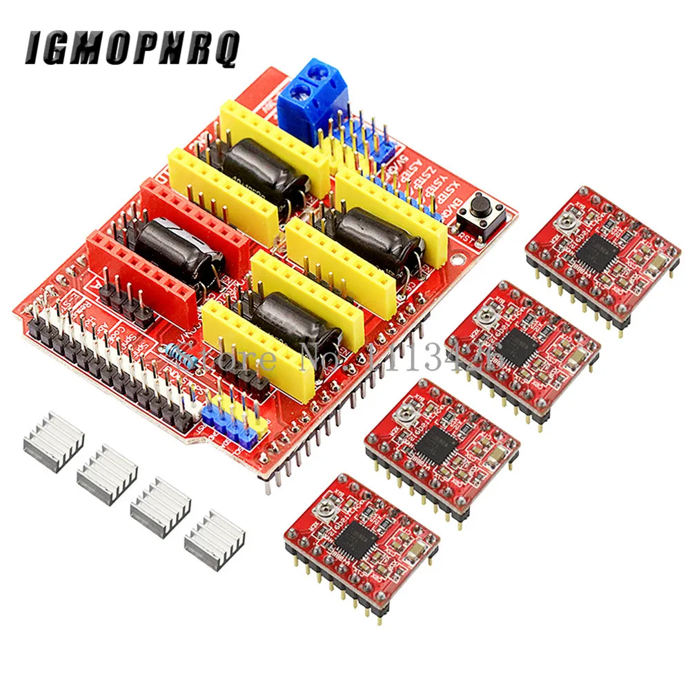 

cnc shield v3 engraving machine / 3D Printer / + 4pcs A4988 driver expansion board for Arduino