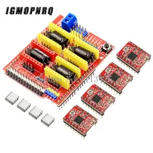 Cnc щит v3 гравировальный станок/3d принтер/+ 4 шт. A4988 Драйвер Плата расширения для Arduino