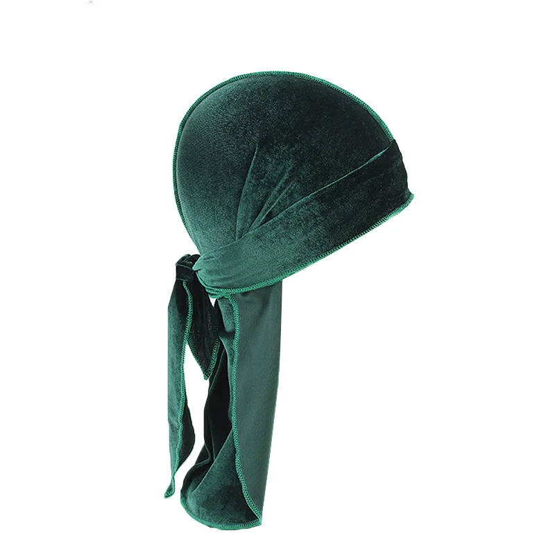 New-Material-Durag-Men-s-Velvet-Durags-Bandana-Turban-Doo-rag-Biker-Headwear-Headband-Pirate-Hat(6)