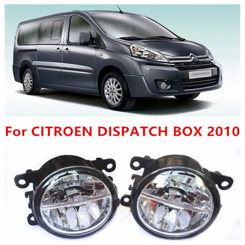 

For CITROEN DISPATCH BOX 2010 Fog Lamps LED Car Styling 10W Yellow White 2016 new lights