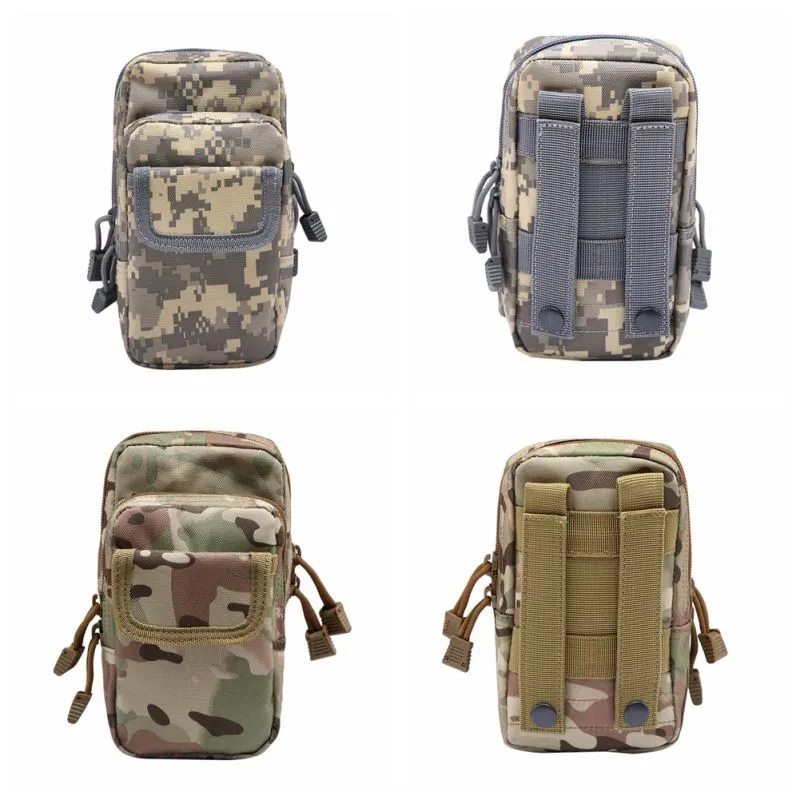 Bolsas do Telefone ao ar Livre Tático Militar Nylon Molle Utilidade Diversos Equipamentos Bolsa Fanny Cintura Móvel 600d Edc 1 EDC Molle Utilidade diversos Equipamentos Bolsa Fanny