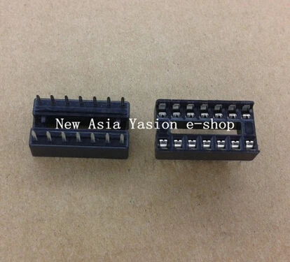 10pcs IC Integrated Circuit 14 Pin DIP IC Sockets Adaptor 14pin 14pins
