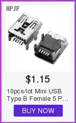 10 шт. мини usb Тип B Женский 5 Pin SMT SMD Shen плата гнездо разъема ПП