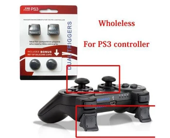 

4pcs Game Controller Dual Triggers Enhancements for PS3 Playstation 3 Dualshock 3 Game Accessories Silicone Protective Cap Cover