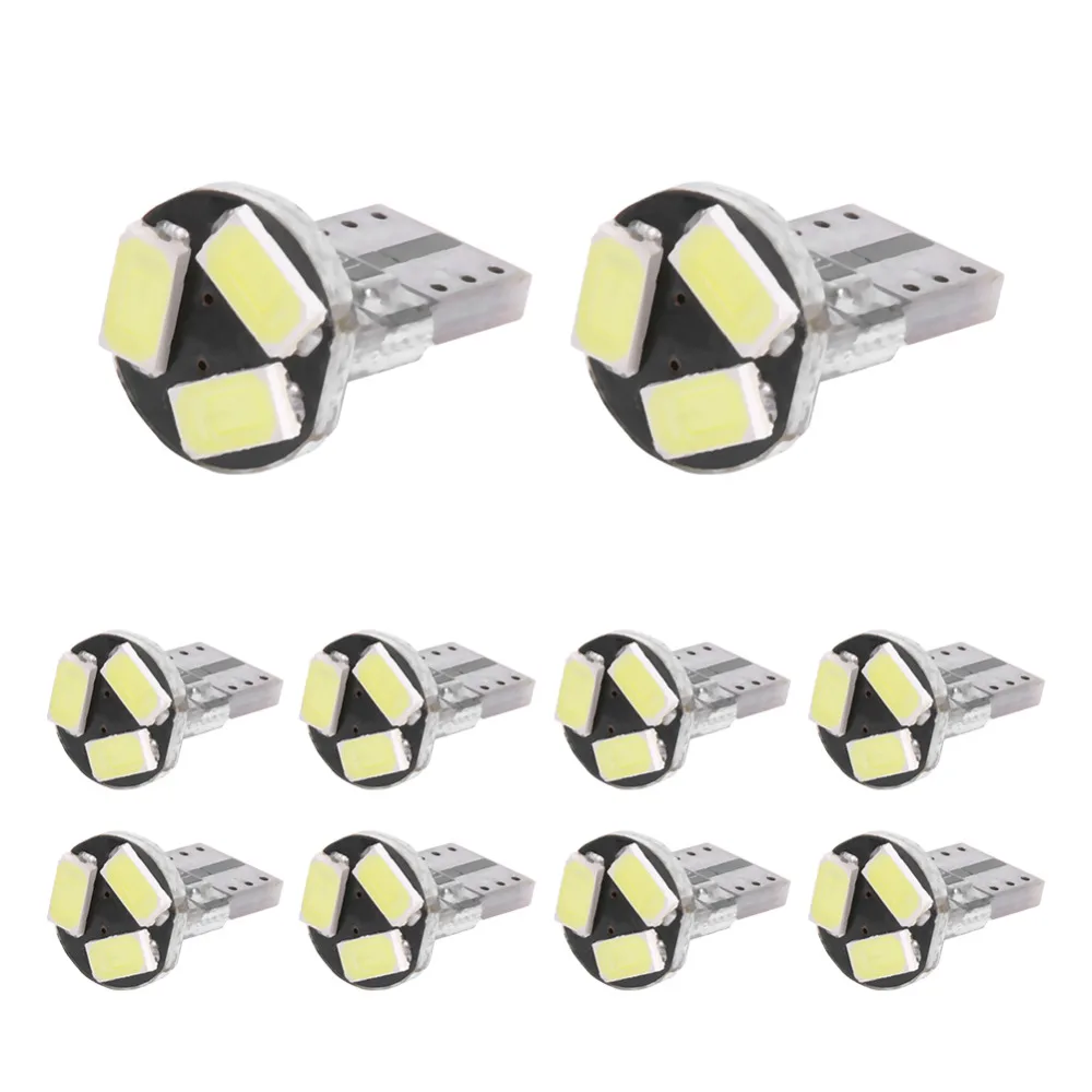 

VODOOL 10pcs T10 Canbus 3 SMD 5630 LED Car Side Marker Turn Signal Light Width Lamp Bulbs Car Accessories Car Lights Signal Lamp