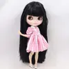 ICY DBS Blyth Doll For Series No.BL9601 Black hair Carved lips Matte face Joint body 1/6 bjd 3