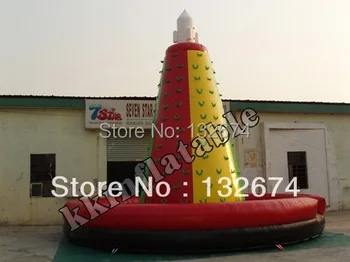 

Inflatable rock climbing sports game for rental business