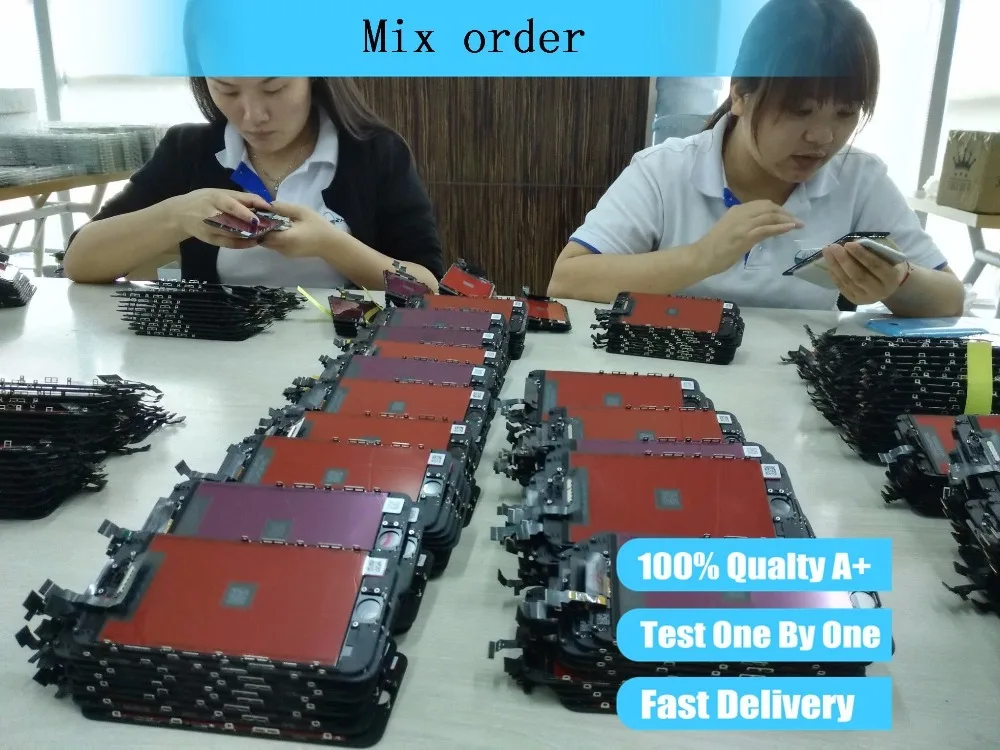 

mix order of lcd assembly screen replacement display touch screen Digitizer for iphone lcd