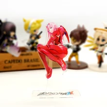 DARLING in the FRANXX ZERO TWO 02 CODE 002, support en acrylique, modèle de figurine, porte-assiette, décoration de gâteau, anime