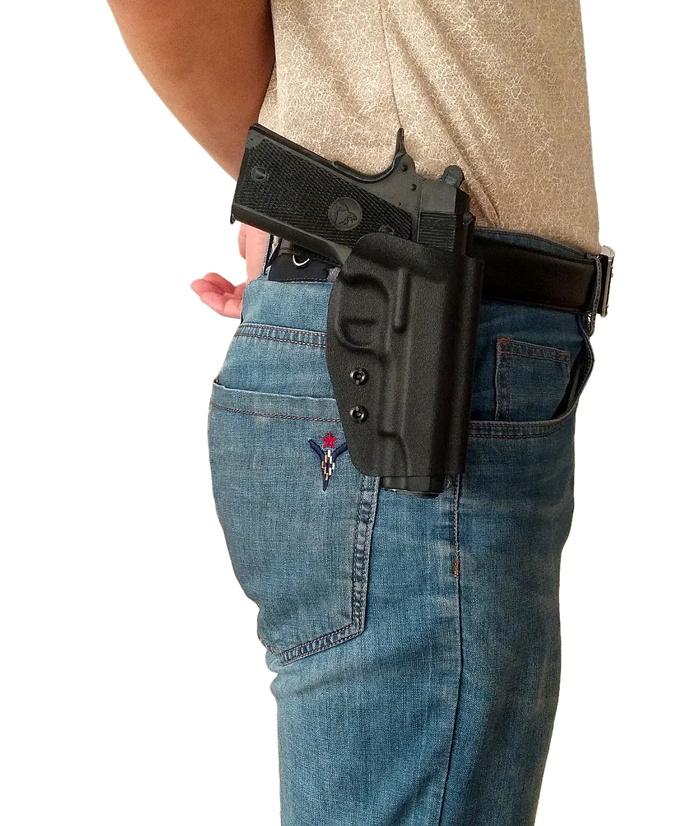 Case de Pistola Fazer Kydex Arma Coldre Personalizado se Encaixa: Qsz92g Qsz92 Pistola Cinto Fora Levar Bolsa Bbf Owb 13 Esporte e Lazer