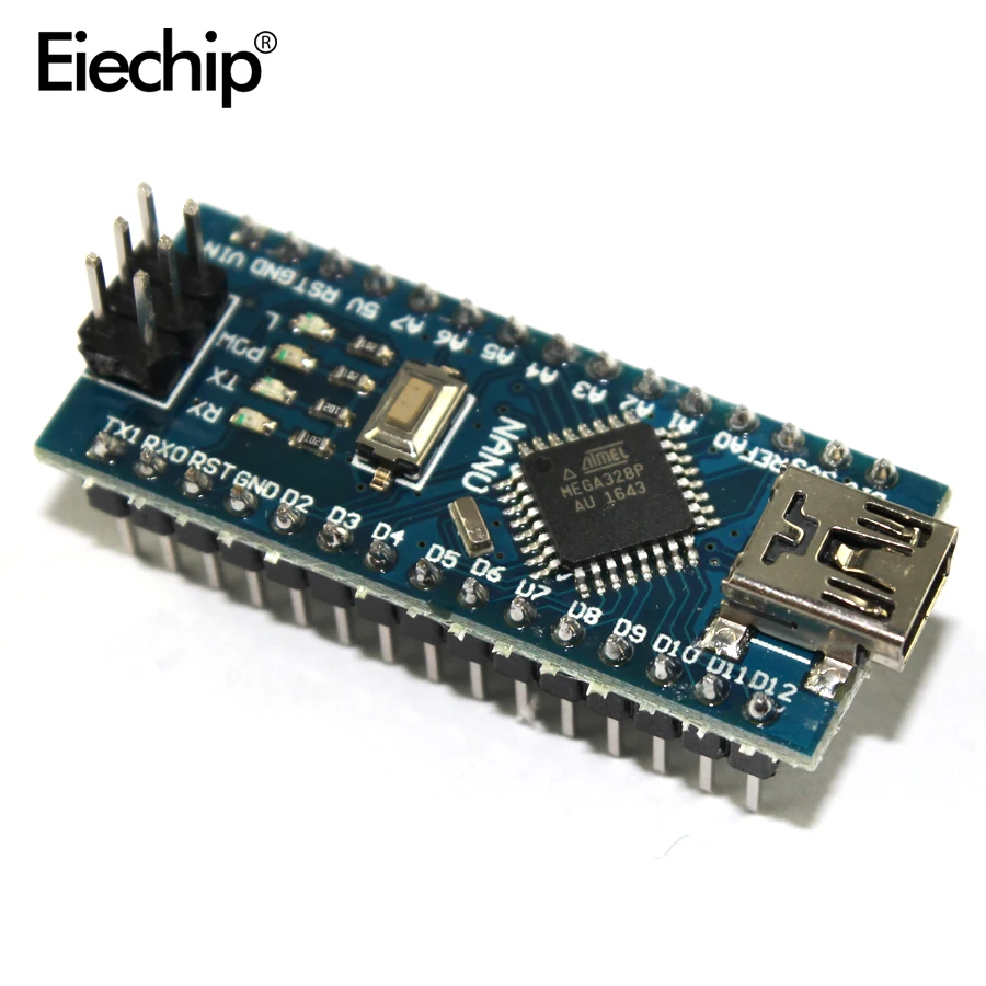 Мини USB Nano V3.0 плата контроллера ATmega328P Nano V3 микро контроллер совместимый для arduino CH340G USB драйвер NANO 3,0 328P