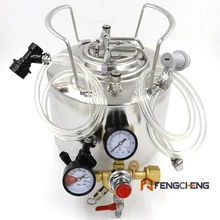 6 литров бочонок Syestem с шариковым фиксатором, розлив пива, Co2 регулятор, Kegging пива