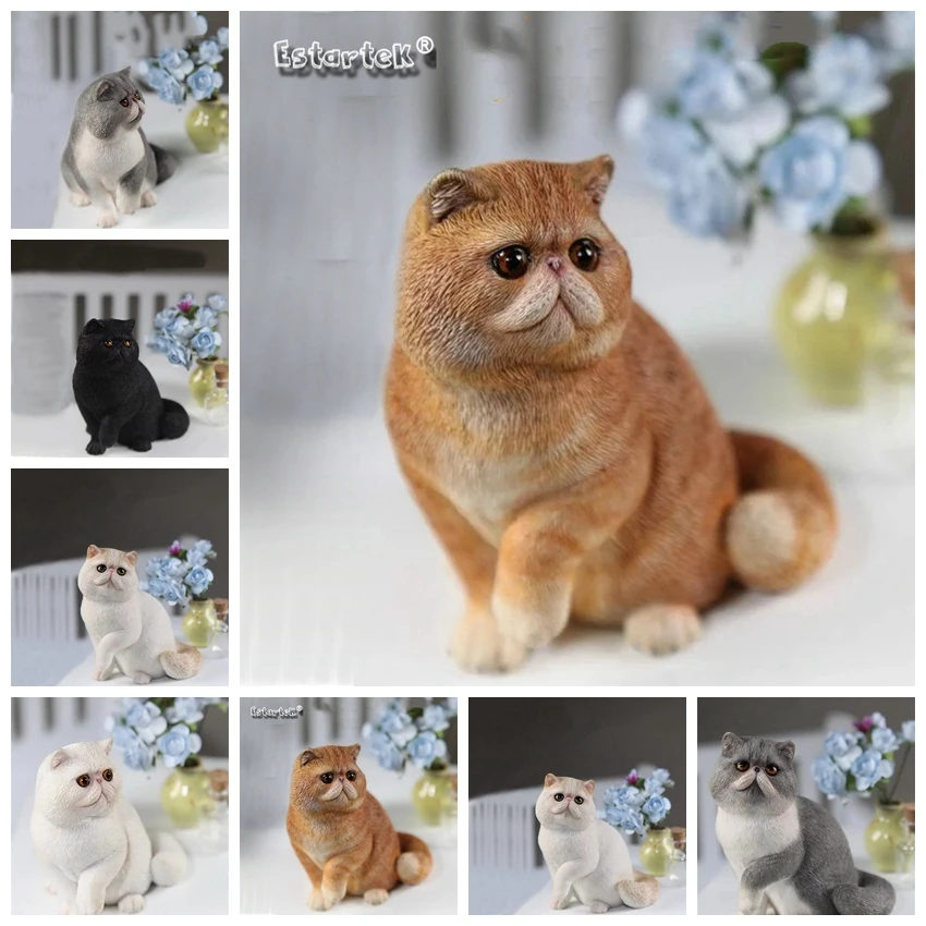 Estartek Original Mr Z 1 6 Resin Cute Exotic Shorthair Persian Cat