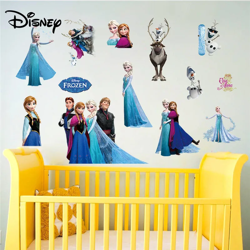  Disney Frozen Cookies Elsa Xuebao Children's Room Kindergarten Background Decoration Environmentall - 33045134069