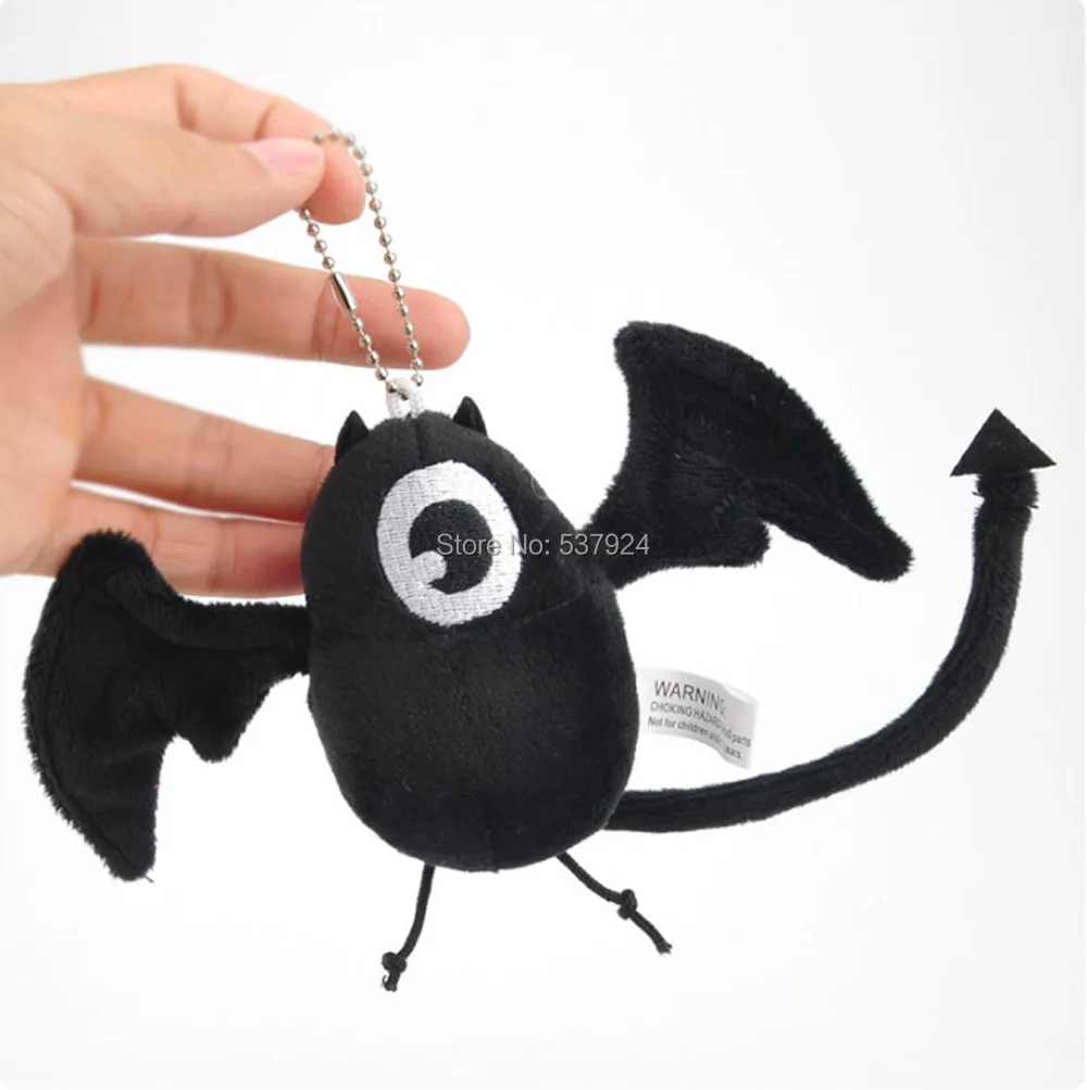 

New Seraph Of The End Krul Tepes Black Bat 4" 10CM Plush Doll Keychain Pendant-CPPY