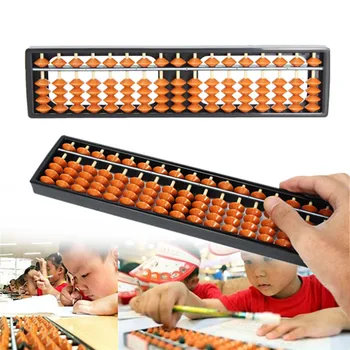 

New Non-toxic Materials Plastic Abacus Arithmetic Soroban 17 Digits Kids Maths Calculating Tool Educational Toys 26.8cm x 1.5cm