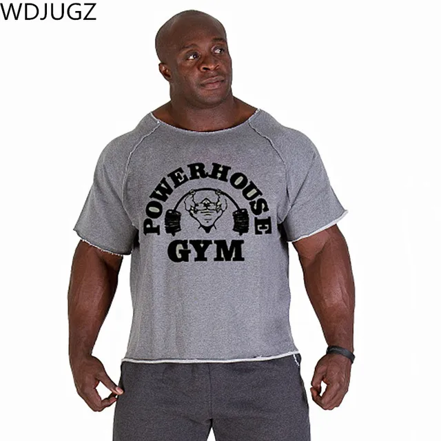 Men's T Shirts Golds Fitness Men Bodybuilding Gorilla Wear Shirt